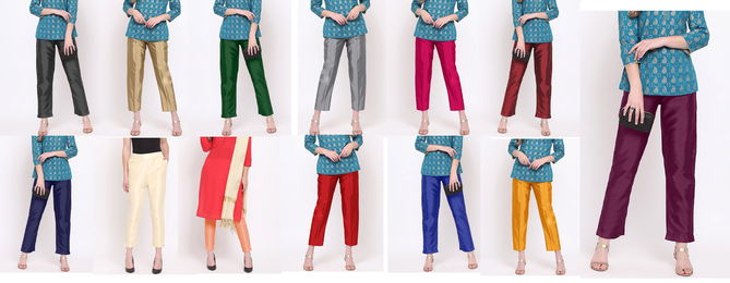 Plain Taffeta Silk Pant Catalog
